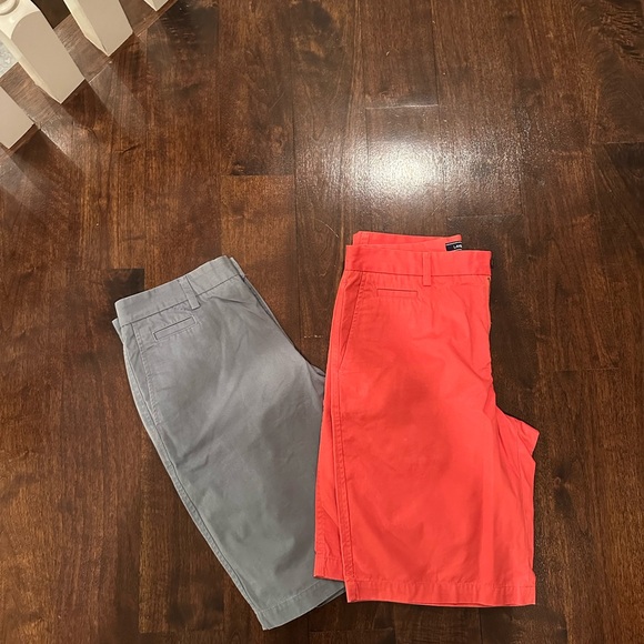 Lands' End Other - Lands' End Gray and Red Men Shorts